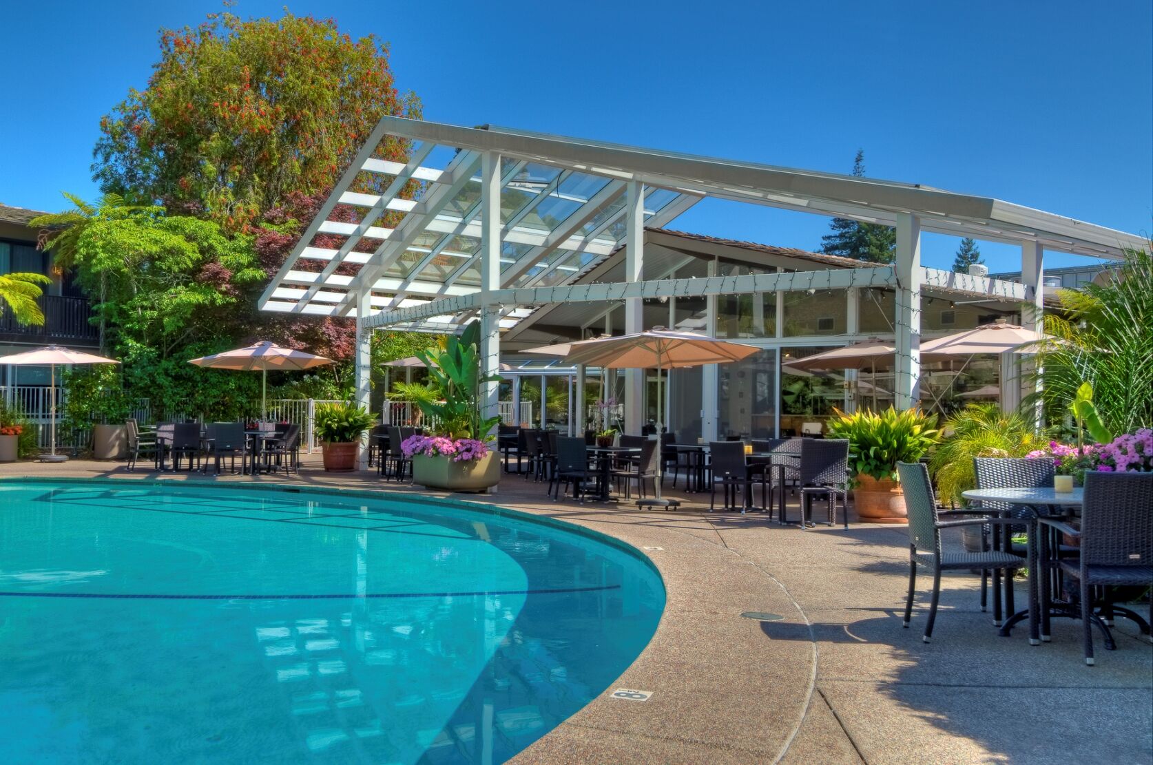 Dinah's Garden Hotel Palo Alto Luaran gambar